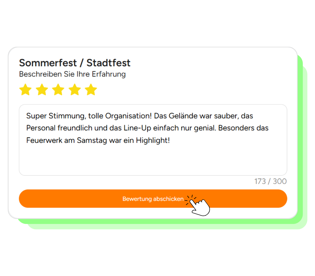 Wertvolle Einblicke für Sie als Veranstalter